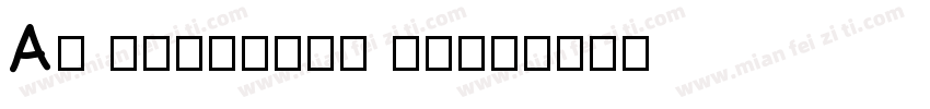 AR ReishoJP MD字体转换
